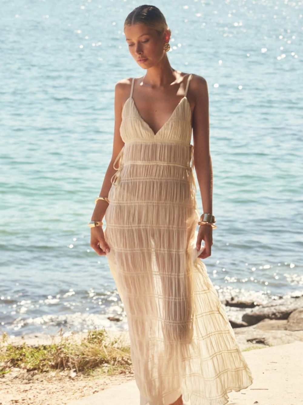 SNDYS La Louisiane Maxi Dress Size XS
